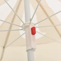 Miniatyrbillede 4 af 5: vidaXL parasol 180 cm stålstang sandfarvet