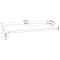 Miniatyrbilde 7 av 7: vidaXL Erstatningsduk for markise brun 600x350 cm polyester