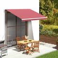 Miniatyrbillede 2 af 6: vidaXL udskiftningsdug til markise 350x250 cm polyester bordeauxfarvet