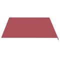 Miniatyrbilde 4 av 6: vidaXL Erstatningsduk for markise burgunder 450x350 cm polyester