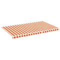 Miniatyrbillede 1 af 6: vidaXL udskiftningsdug til markise 600x350 cm polyester gul og orange