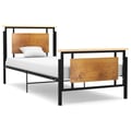 Miniatyrbillede 1 af 6: vidaXL sengestel 90x200 cm metal