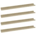 Miniatyrbilde 1 av 11: vidaXL Vegghyller 4 stk sonoma eik 80x9x3 cm