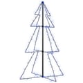 Miniatyrbilde 1 av 8: vidaXL Juletrekjegle 160 LED innendørs og utendørs 78x120 cm