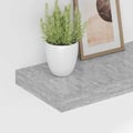 Miniatyrbillede 5 af 9: vidaXL væghylder 4 stk. 60x23,5x3,8 cm MDF betongrå