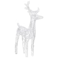 Miniatyrbillede 5 af 11: vidaXL rensdyr og kane julefigur 160 LED'er 130 cm akryl