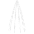 Miniatyrbilde 3 av 8: vidaXL Nettlys for juletre med 300 LED kaldhvit 300 cm