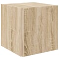 Miniatyrbillede 6 af 9: vidaXL sidebord 33x33x34,5 cm konstrueret træ sonoma-eg