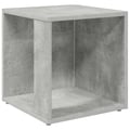 Miniatyrbillede 2 af 9: vidaXL sidebord 33x33x34,5 cm spånplade betongrå