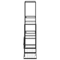 Miniatyrbilde 7 av 11: vidaXL Blomsterstativ 94,5x25x88 cm svart metall