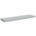 Miniatyrbilde 3 av 11: vidaXL Flytende vegghylle betonggrå 90x23,5x3,8 cm MDF