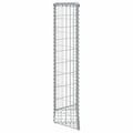 Miniatyrbilde 8 av 11: vidaXL Gabion høybed trapesform galvanisert stål 80x20x100 cm