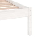 Pikkukuva 7 / 9: vidaXL Sängynrunko valkoinen täysi mänty 150x200 cm King Size