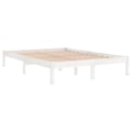 Miniatyrbillede 4 af 9: vidaXL sengestel 120x200 cm massivt fyrretræ hvid