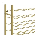 Miniatyrbilde 10 av 11: vidaXL Vinstativ for 48 flasker metall gull