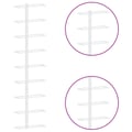 Miniatyrbilde 9 av 10: vidaXL Veggmontert vinstativ for 9 flasker hvit jern