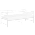 Miniatyrbilde 2 av 11: vidaXL Uttrekkbar ramme til sovesofa hvit metall 90x200 cm