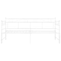 Miniatyrbilde 8 av 11: vidaXL Uttrekkbar ramme til sovesofa hvit metall 90x200 cm