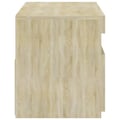 Miniatyrbilde 9 av 11: vidaXL TV-benk med LED-lys sonoma eik 75x35x40 cm