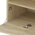 Miniatyrbilde 10 av 11: vidaXL TV-benk med LED-lys sonoma eik 75x35x40 cm