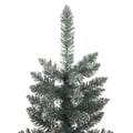 Pikkukuva 4 / 8: vidaXL Ohut tekojoulukuusi jalustalla vihreä 180 cm PVC