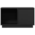 Miniatyrbillede 4 af 11: vidaXL tv-bord 74x35x44 cm massivt fyrretræ sort