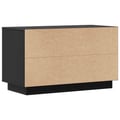 Miniatyrbillede 7 af 11: vidaXL tv-bord 74x35x44 cm massivt fyrretræ sort