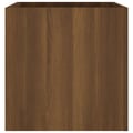 Miniatyrbilde 6 av 7: vidaXL Plantekasse brun eik 40x40x40 cm konstruert tre