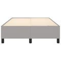 Miniatyrbillede 5 af 10: vidaXL Boxspring sengeramme Lysegrå 120x200 cm Stof