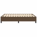 Miniatyrbillede 7 af 10: vidaXL Boxspring sengeramme 140x190 cm stof mørkebrun