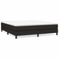 Miniatyrbillede 2 af 10: vidaXL Boxspring sengeramme 160x200 cm stof sort