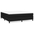 Miniatyrbillede 2 af 10: vidaXL Boxspring sengeramme 160x200 cm stof sort