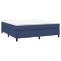 Miniatyrbillede 4 af 10: vidaXL Boxspring sengeramme 160x200 cm stof blå