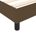 Miniatyrbillede 8 af 10: vidaXL Boxspring sengeramme 180x200 cm stof mørkebrun