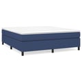 Miniatyrbillede 2 af 10: vidaXL Boxspring sengeramme 180x200 cm stof blå