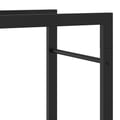 Pikkukuva 10 / 11: vidaXL Polttopuuteline mattamusta 50x28x132 cm teräs