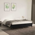 Miniatyrbillede 3 af 10: vidaXL sengeramme 180x200 cm fløjl sort