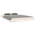 Miniatyrbilde 1 av 9: vidaXL Sengeramme hvit 120x200 cm heltre furu