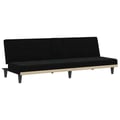Miniatyrbillede 1 af 11: vidaXL sovesofa med kopholdere stof sort