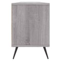 Miniatyrbilde 7 av 11: vidaXL TV-benk grå sonoma 150x30x44,5 cm konstruert tre