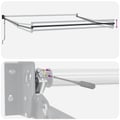 Miniatyrbilde 8 av 11: vidaXL Automatisk uttrekkbar markise oransje og brun 3,5x2,5 m