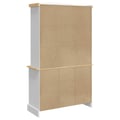 Miniatyrbilde 8 av 11: vidaXL Highboard Corona hvit 112x43x191,5 cm heltre meksikansk furu