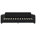 Miniatyrbillede 5 af 11: vidaXL daybed med madras 80x200 cm velour sort