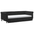 Miniatyrbillede 4 af 11: vidaXL daybed med udtræk og skuffer 90x200 cm velour sort