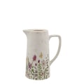 Miniatyrbillede 1 af 4: Avignon Kande med blomstermotiv H25,5/Ø20,5 cm creme