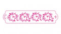 Miniatyrbillede 5 af 5: Decora Kage Stencil 7x30cm forskellige motiver