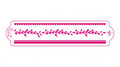Miniatyrbillede 3 af 5: Decora Kage Stencil 7x30cm forskellige motiver