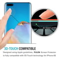 Miniatyrbild 3 av 7: Huawei P40 Pro Härdat Glas 3D 0.26mm 9H Fullframe