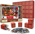 Miniatyrbild 7 av 7: Super Juligt motiv Adventskalender 2026, Santa 1000 pusselbitar, julkalender pussel