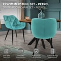Pikkukuva 3 / 10: 4 tuolia ruokasalin tuolit keittiön tuoli olohuoneen tuolit pehmustettu tuoli Sametti